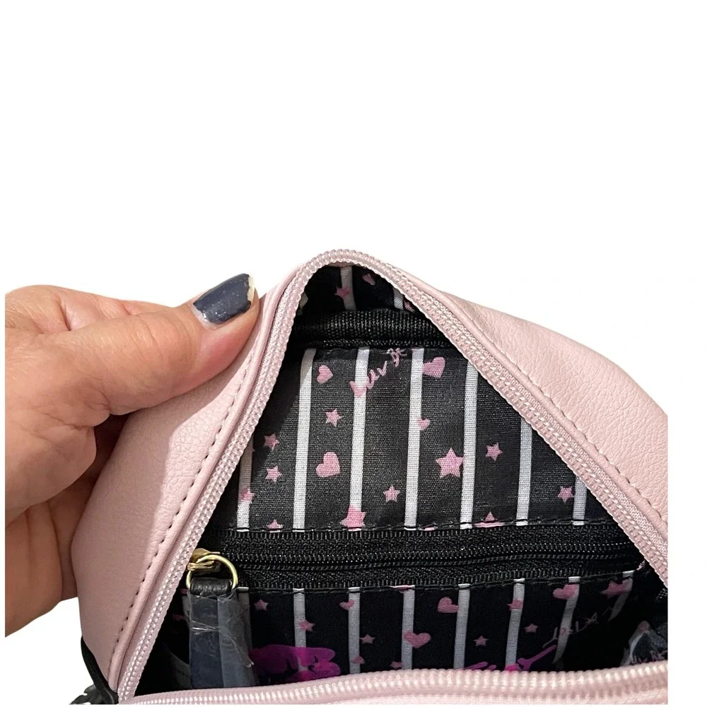 LUV BETSEY‎ BY BETSEY JOHNSON  LBLEELA Mini Sling Backpack Quilted Heart Y2K NWT